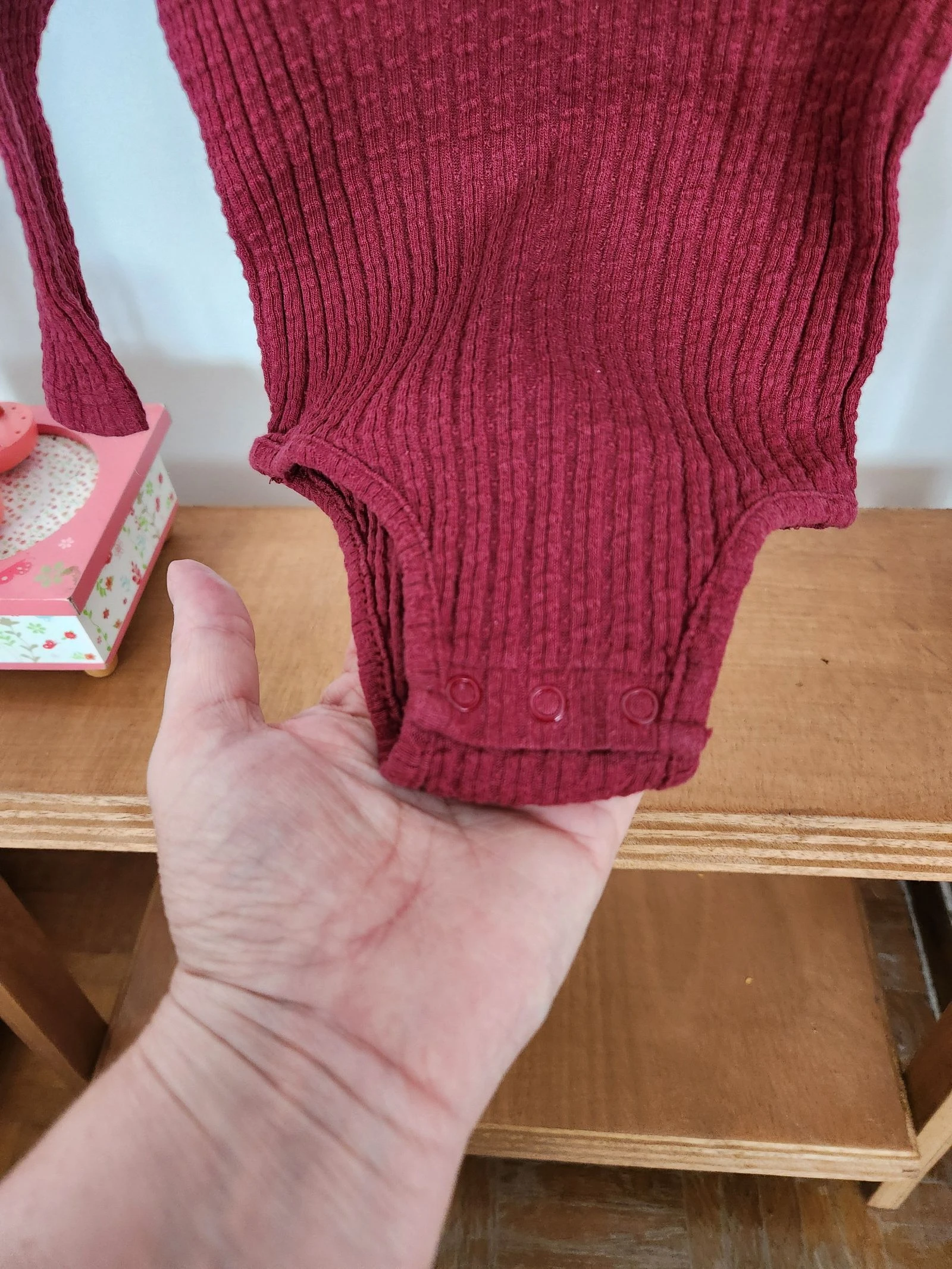 🐻 geribde bodysuit met lange mouwen – photo 4